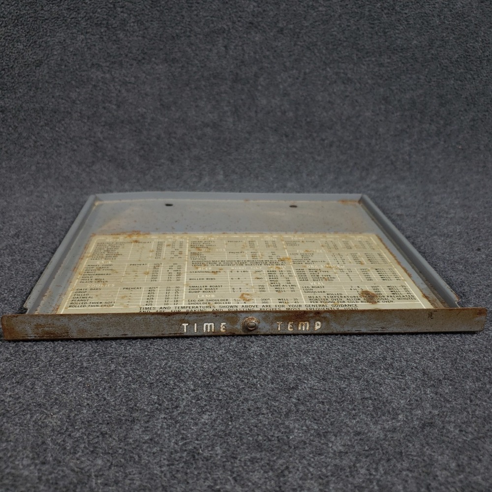 Westinghouse Roaster‎ Oven RO-91 Pullout Time Temperature Tray